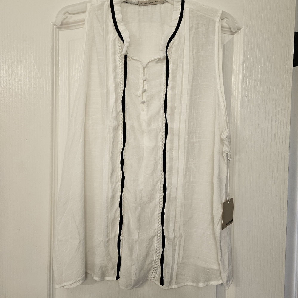 Sleeves Blouse 1X